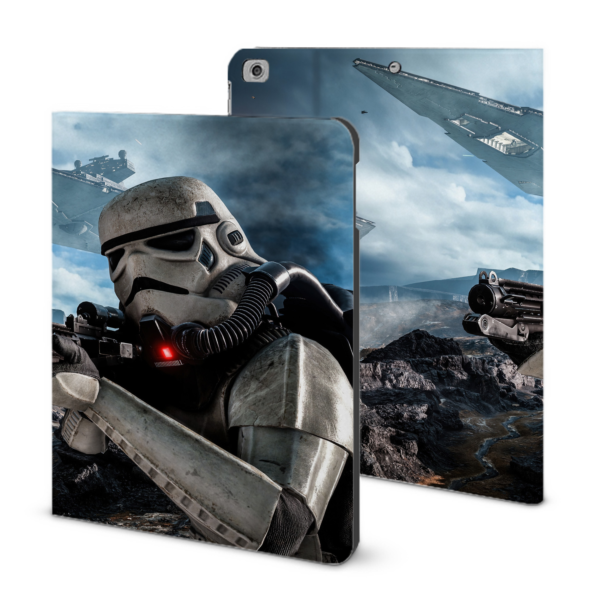 （画像用） スター・ウォーズ Star Wars IPad ケース ブック型 PUレザー TPU 耐衝撃 軽量 薄型 ペン収納なし 全面保護 IPad 各モデル対応